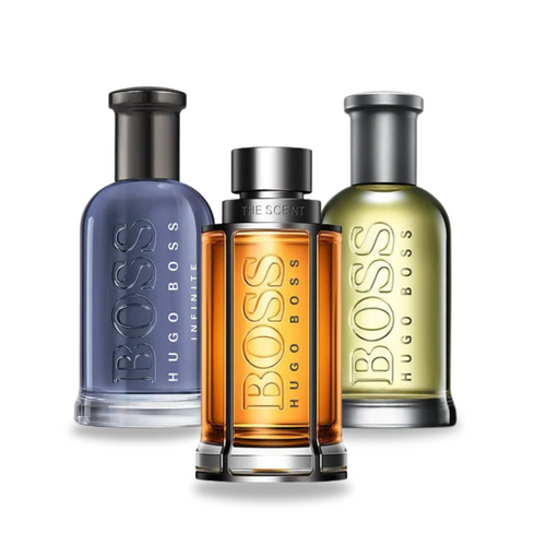 Kit de 3 perfumes BOSS BOTTLED, BOSS THE SCENT y BOSS BOTTLED INFINITE 100 ml