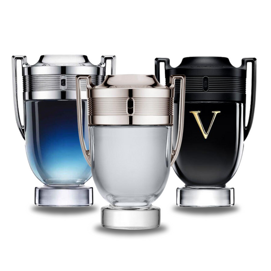 Kit de 3 perfumes Paco Rabanne INVICTUS LEGEND, INVICTUS e INVICTUS VICTORY 100 ml